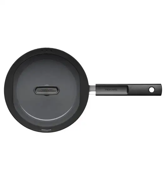 FISKARS HARD FACE Patelnia 24 cm z pokrywką / powłoka Ceratec™ Superior