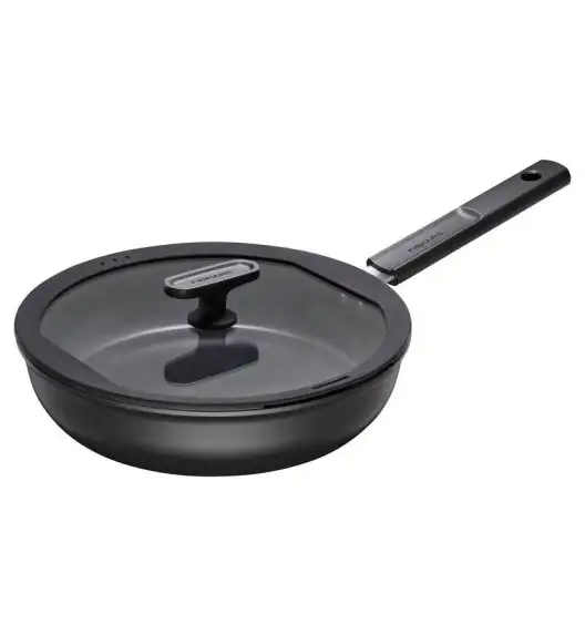 FISKARS HARD FACE Patelnia 26 cm z pokrywką / powłoka Ceratec™ Superior