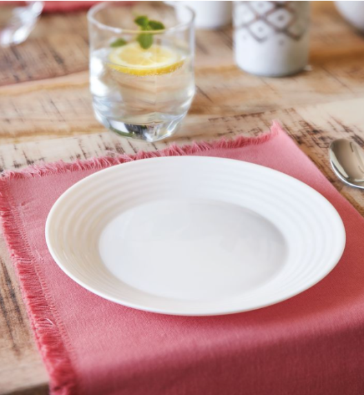 LUMINARC HARENA WHITE Serwis obiadowy 18 el dla 6 osób | szkło hartowane | L3270