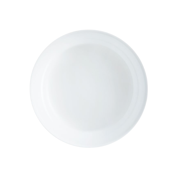 LUMINARC DIWALI WHITE Talerz głęboki 20 cm - 12 SZT. | szkło hartowane | D6905
