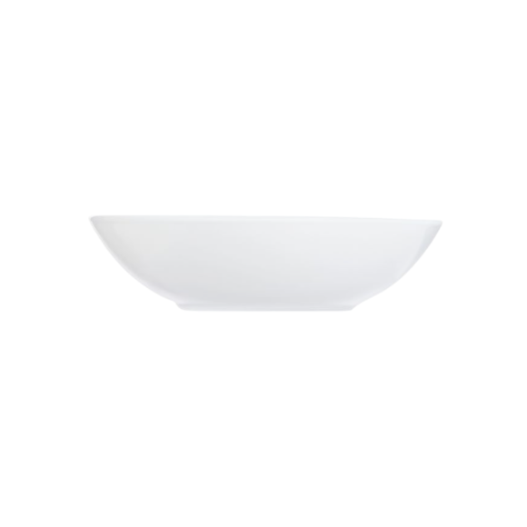 LUMINARC DIWALI WHITE Talerz głęboki 20 cm - 12 SZT. | szkło hartowane | D6905
