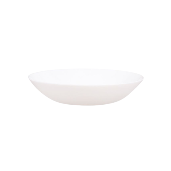 LUMINARC DIWALI WHITE Talerz głęboki 20 cm - 12 SZT. | szkło hartowane | D6905