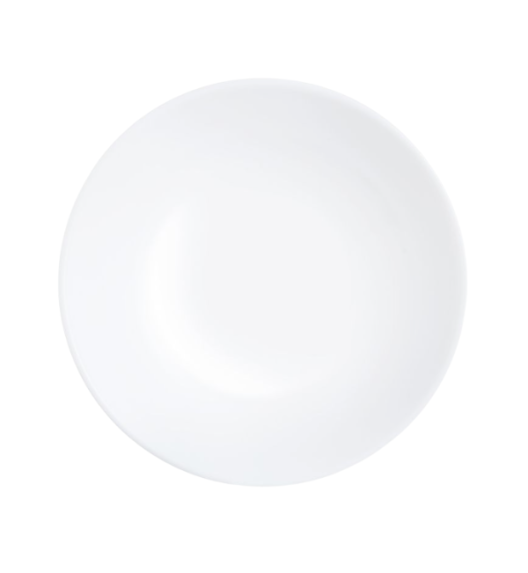 LUMINARC DIWALI WHITE Talerz deserowy 19 cm - 12 SZT. | szkło hartowane | D7358