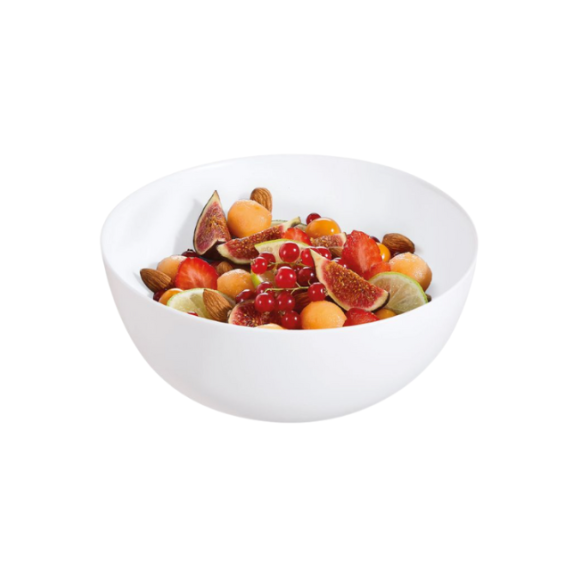 LUMINARC DIWALI WHITE Salaterka 18 cm - 6 SZT. | szkło hartowane | L4604
