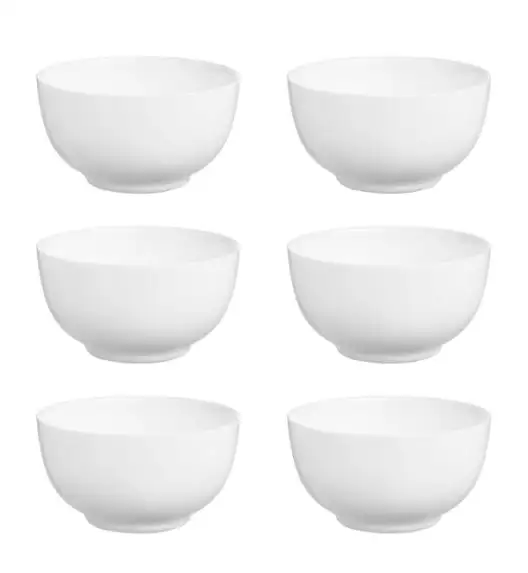LUMINARC DIWALI WHITE Salaterka 14 cm - 6 SZT. | szkło hartowane | N4054