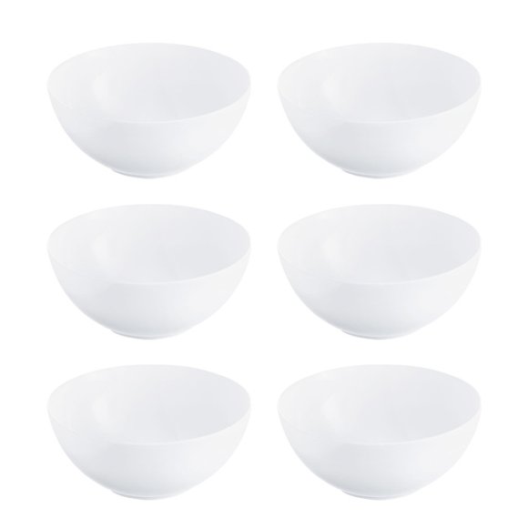 LUMINARC DIWALI WHITE Salaterka 12 cm - 6 SZT. | szkło hartowane | Q71474