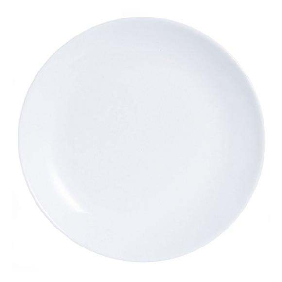 LUMINARC DIWALI WHITE Serwis obiadowy 57 el dla 18 osób | szkło hartowane | V0361