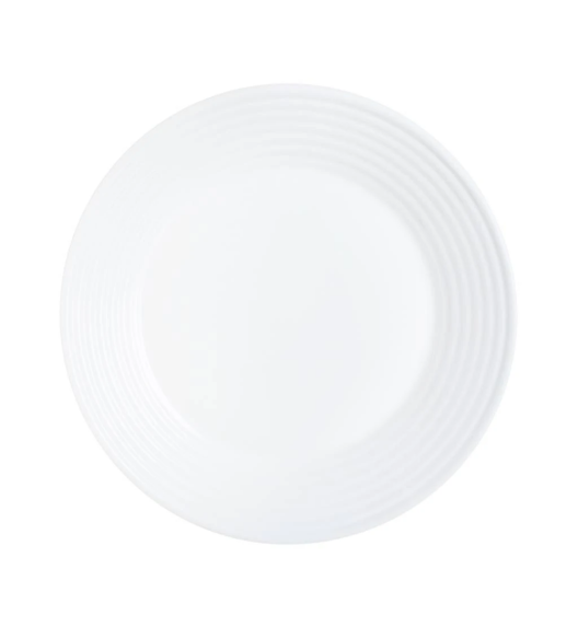 LUMINARC HARENA WHITE Serwis obiadowy 36 el dla 12 osób | szkło hartowane | L3270
