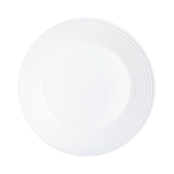 LUMINARC HARENA WHITE Serwis obiadowy 36 el dla 12 osób | szkło hartowane | L3270