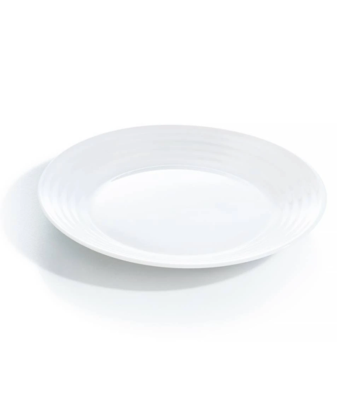 LUMINARC HARENA WHITE Serwis obiadowy 36 el dla 12 osób | szkło hartowane | L3270