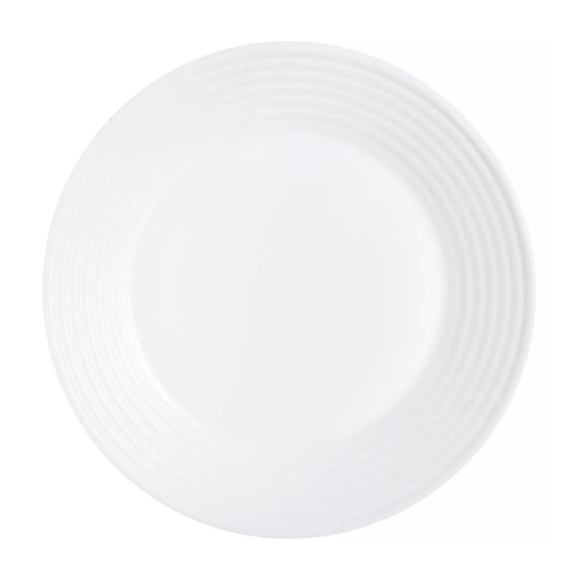 LUMINARC HARENA WHITE Serwis obiadowy 36 el dla 12 osób | szkło hartowane | L3270