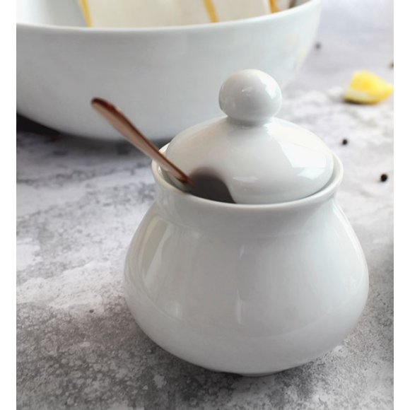 LUBIANA VANILLA Serwis obiadowy 40 el dla 12 osób | biała porcelana