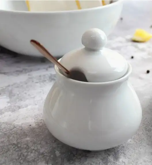 LUBIANA VANILLA Serwis obiadowo - kawowy 94 el dla 18 osób | biała porcelana