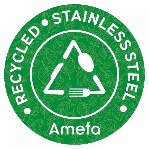 AMEFA PHOENIX Komplet sztućców z recyklingu 72 el dla 18 os w pudełku / połysk / stal nierdzewna 18/0