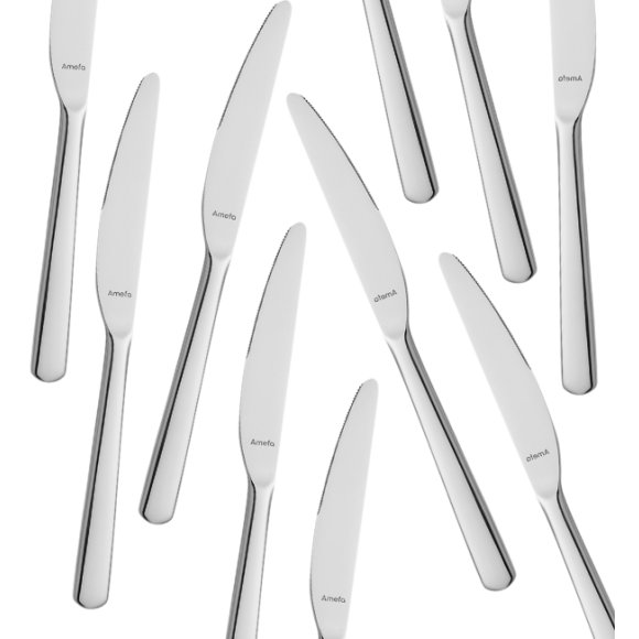 AMEFA PHOENIX Sztućce UE 60x Nóż obiadowy luzem / stal nierdzewna 18/0