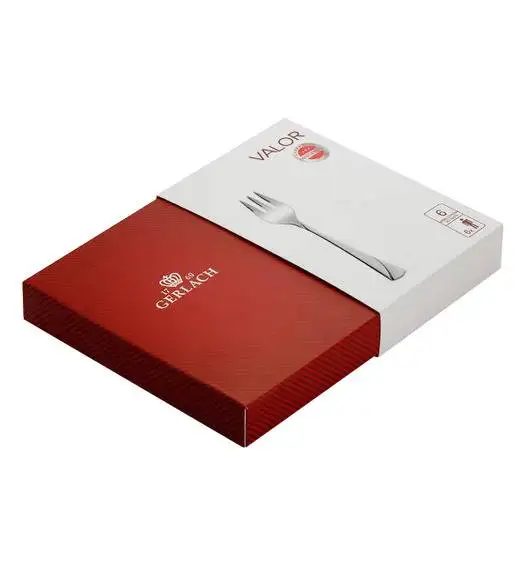Gerlach Valor Sztućce Widelczyki do ciast 12 el pudełko / 12 osób / połysk