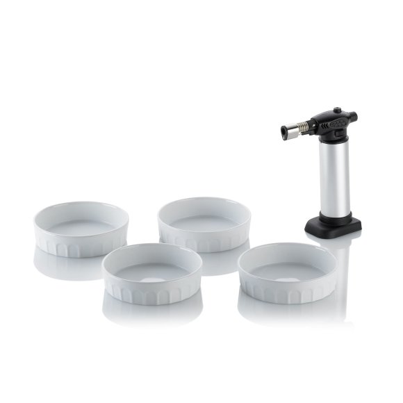 KELA | Manou | zestaw do creme brulee, śred. 12x3 cm, 5 el.