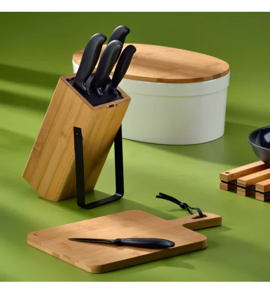 KELA | Kiril | blok na noże, bambus, 20 x 10 x 24 cm