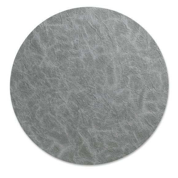 KELA | Kalea | podkładka dekoracyjna, sztuczna skóra, 38 cm, jasnoszara