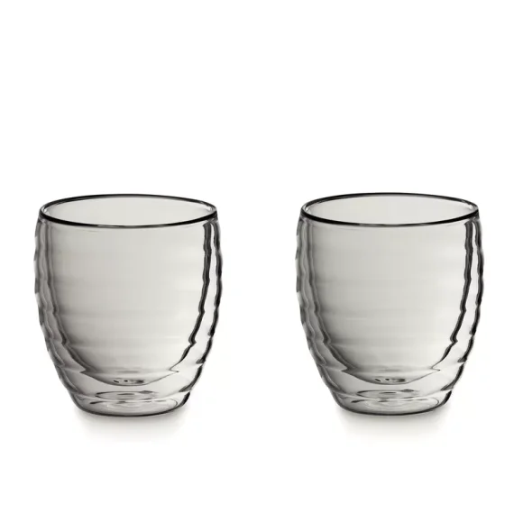 KELA | Cesena | 2 szklanki do cappuccino o podwójnych ściankach, śred. 8 x 8,5 cm, 0,2 l