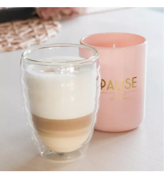 KELA | Cesena | 2 szklanki do latte macchiato o podwójnych ściankach, śred. 8,5 x 12 cm, 0,3 l