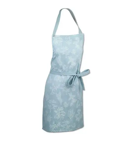 KELA | Svea | fartuch kuchenny, 100% bawełna, 80 x 67 cm, błękitny