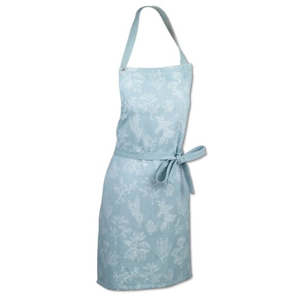 KELA | Svea | fartuch kuchenny, 100% bawełna, 80 x 67 cm, błękitny