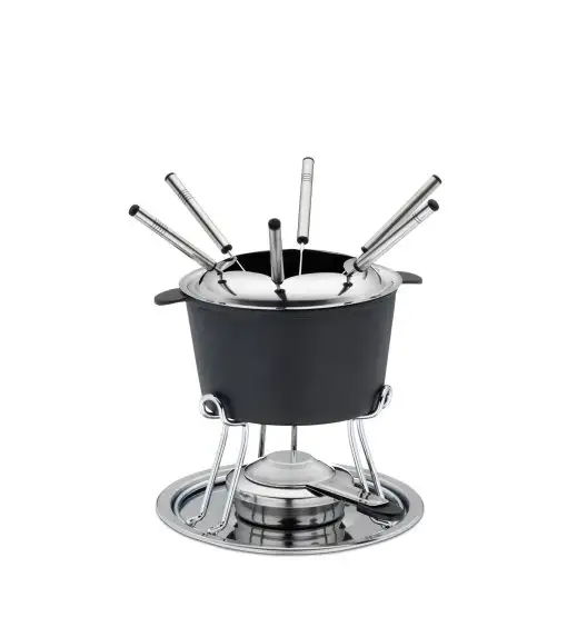 KELA | Comore | zestaw do fondue dla 6 os., 11 el., 0,8 l, śred. 20 x 19,5 cm