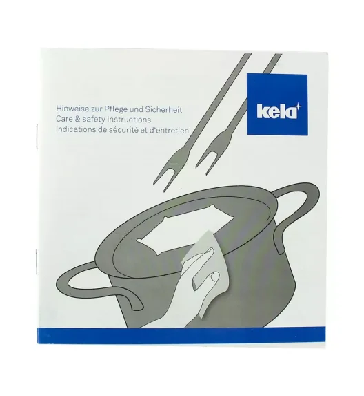 KELA | Comore | zestaw do fondue dla 6 os., 11 el., 0,8 l, śred. 20 x 19,5 cm