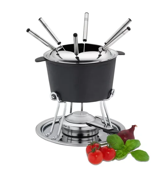 KELA | Comore | zestaw do fondue dla 6 os., 11 el., 0,8 l, śred. 20 x 19,5 cm