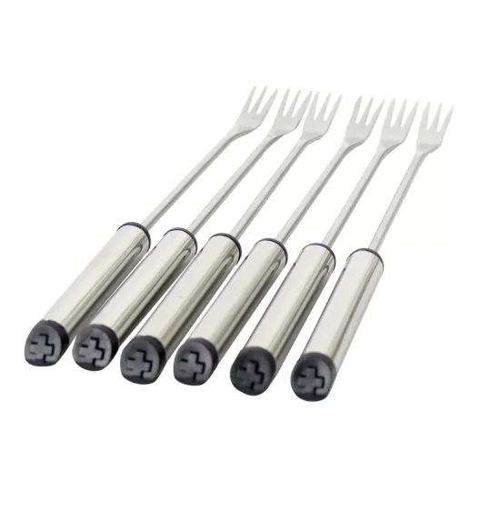 KELA | Roman | zestaw do fondue serowego dla 6 os., ceramika/metal, śred. 22,5 x 19 cm