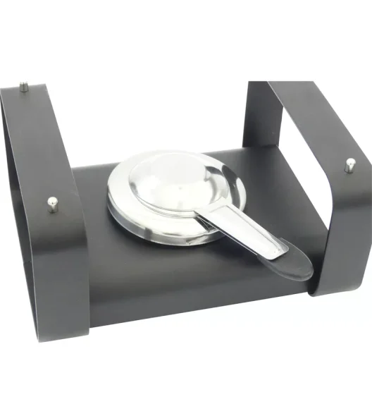 KELA | Roman | zestaw do fondue serowego dla 6 os., ceramika/metal, śred. 22,5 x 19 cm