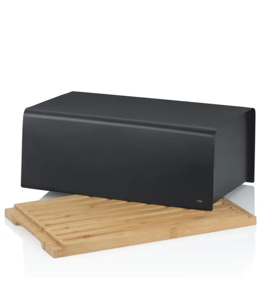 KELA | Kiril | chlebak, metal/bambus, 38 x 23 x 16 cm