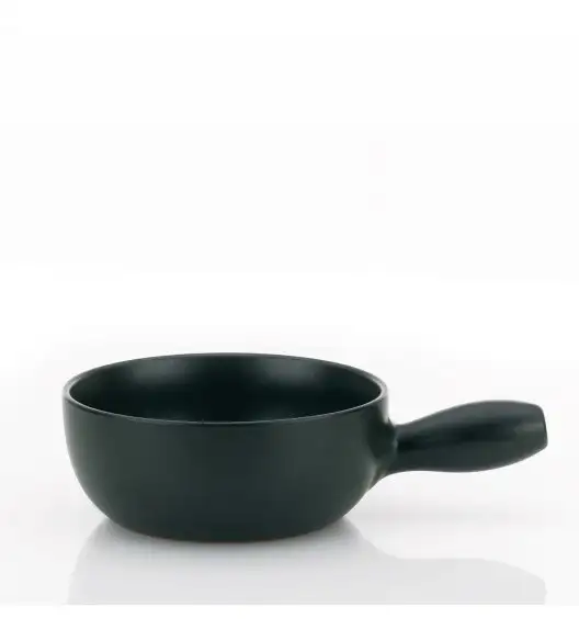 KELA | Basel | rondel do fondue serowego, śred. 22,5 x 10 cm, czarny