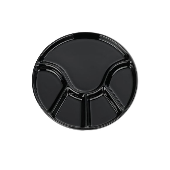 KELA | Annelie | talerz do fondue, śred.21,5 cm, czarny