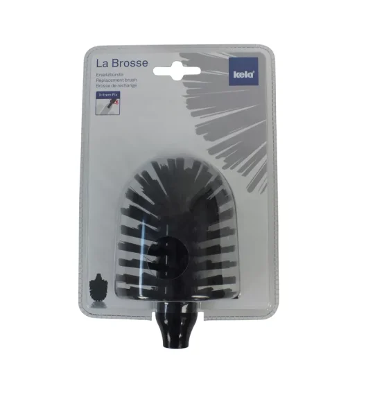 KELA | La Brosse | główka szczotki do sedesu, śred. 8 cm, czarna