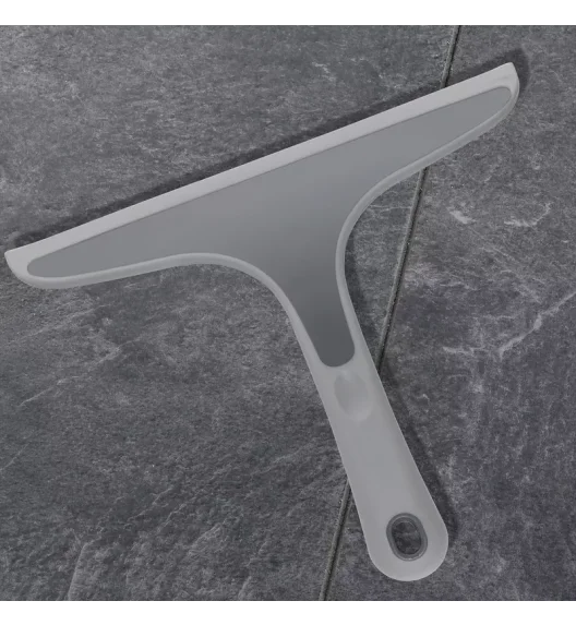 KELA | Tess | ściągaczka do szyb, 25 x 22 cm, szaro-czarna