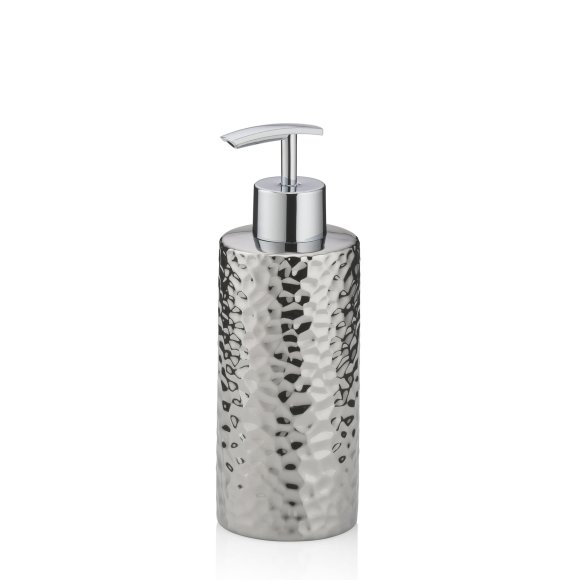 KELA | Sterling | dozownik do mydła, ceramika/tworzywo sztuczne, 0,3 l, śred. 6,5 x 18 cm