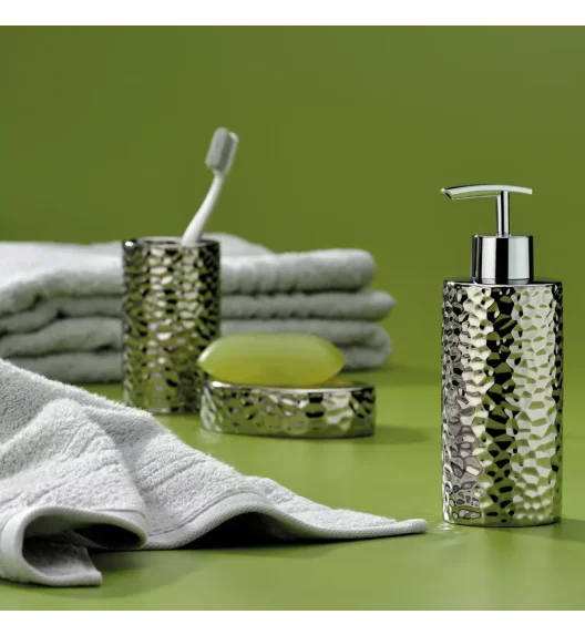 KELA | Sterling | dozownik do mydła, ceramika/tworzywo sztuczne, 0,3 l, śred. 6,5 x 18 cm