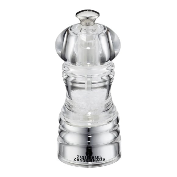 ZASSENHAUS | Berlin | młynek do soli akrylowy śred. 5,2 cm x 12 cm