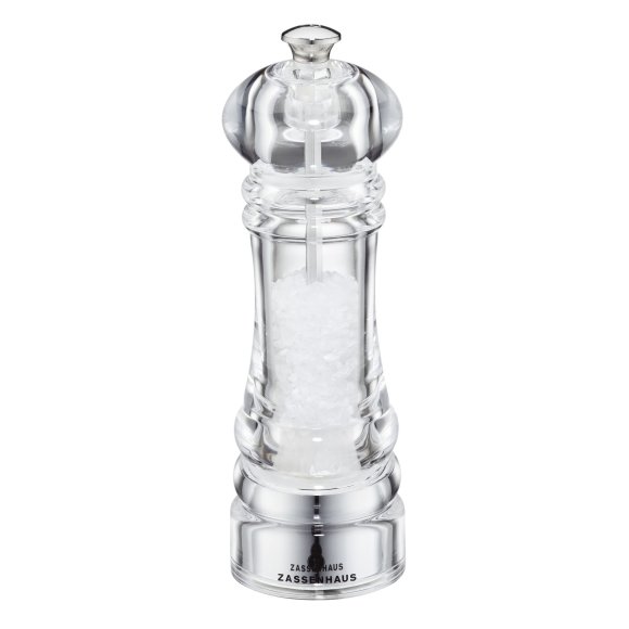ZASSENHAUS | Berlin | młynek do soli akrylowy śred. 5,8 cm x 18 cm
