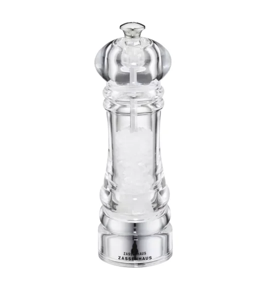 ZASSENHAUS | Berlin | zestaw 2 młynków do soli i pieprzu, akrylowe 18 cm