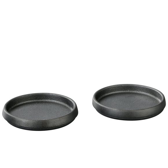 ZASSENHAUS | podstawki pod młynki, 2 szt., żeliwo, śred. 9 cm, na młynki o średnicy do 7,5 cm