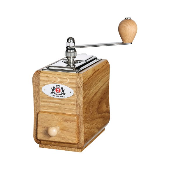 ZASSENHAUS | Santiago | młynek do kawy, 9 x 14 x 20 cm, 30 g, drewno dębowe