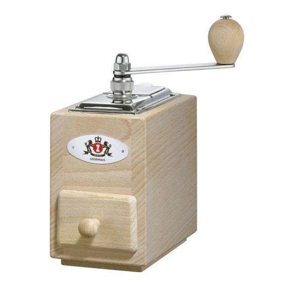ZASSENHAUS | Santiago Eco | młynek do kawy, drewno bukowe, 20 x 9 x 14 cm