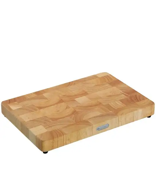 ZASSENHAUS | deska do krojenia typu end grain, kauczukowiec, 45 x 30 x 4,5 cm