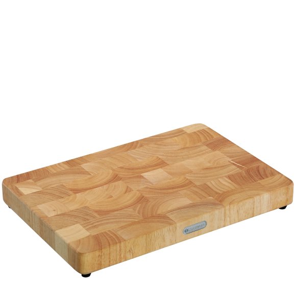ZASSENHAUS | deska do krojenia typu end grain, kauczukowiec, 45 x 30 x 4,5 cm