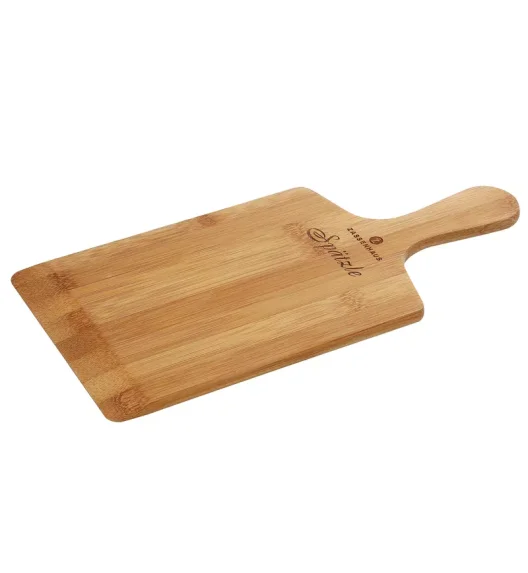 ZASSENHAUS | Eco Line | bambusowa deska do lanych klusek ze stalowym drapakiem, 34x16x0,9 cm