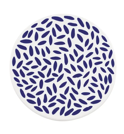 ZASSENHAUS | Nordic | podkładka pod szklankę, ceramika/korek, śred. 11 cm, krople