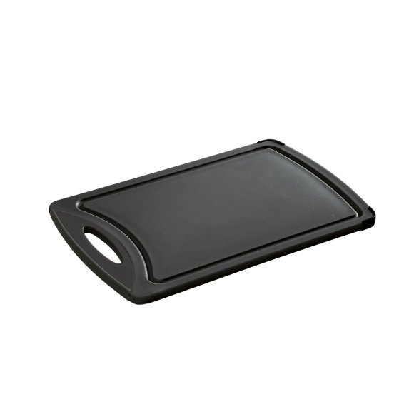 ZASSENHAUS | Easy Cut | deska do krojenia, tworzywo sztuczne, 32 x 20 cm, czarna